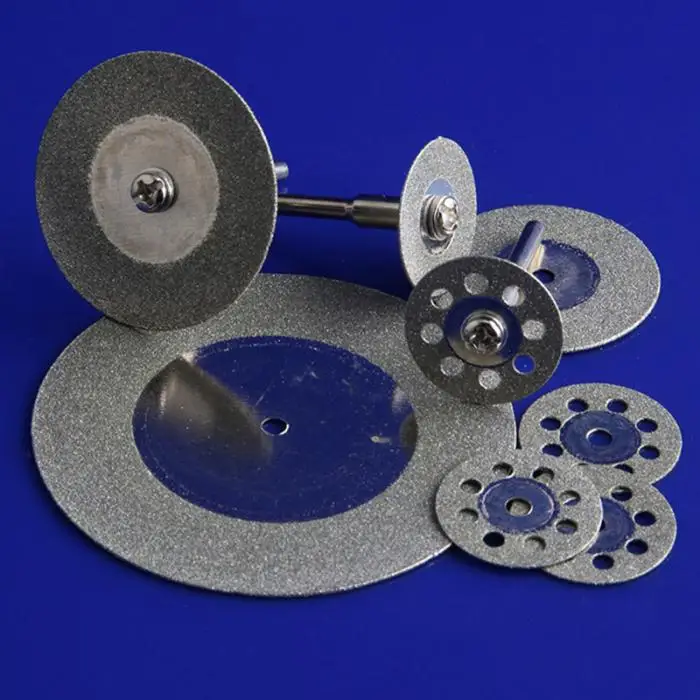 10 шт. Алмазные пилы дисковые колеса стекло керамические режущие колеса для нефрита ювелирные изделия из металла LB88