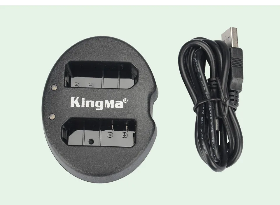 Kingma BM015-EL14 зарядное устройство для EN-EL14 Аккумулятор для цифровой камеры Nikon двойной(двойной) Зарядное устройство D3200 D5100 P7000 P7100