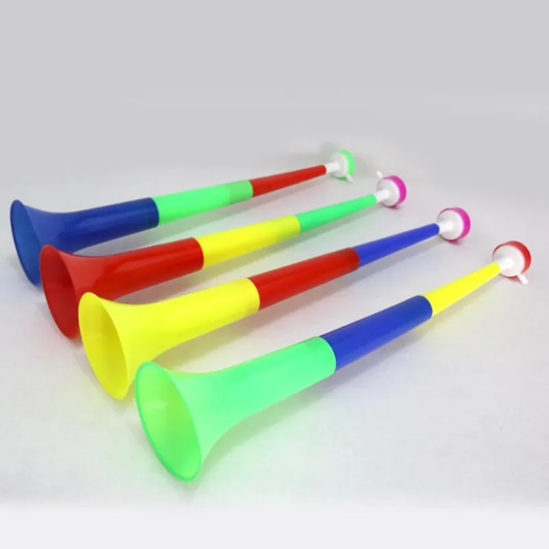 Colorful Three Section Retractable Horn Trumpet Toy Noise Maker Kids