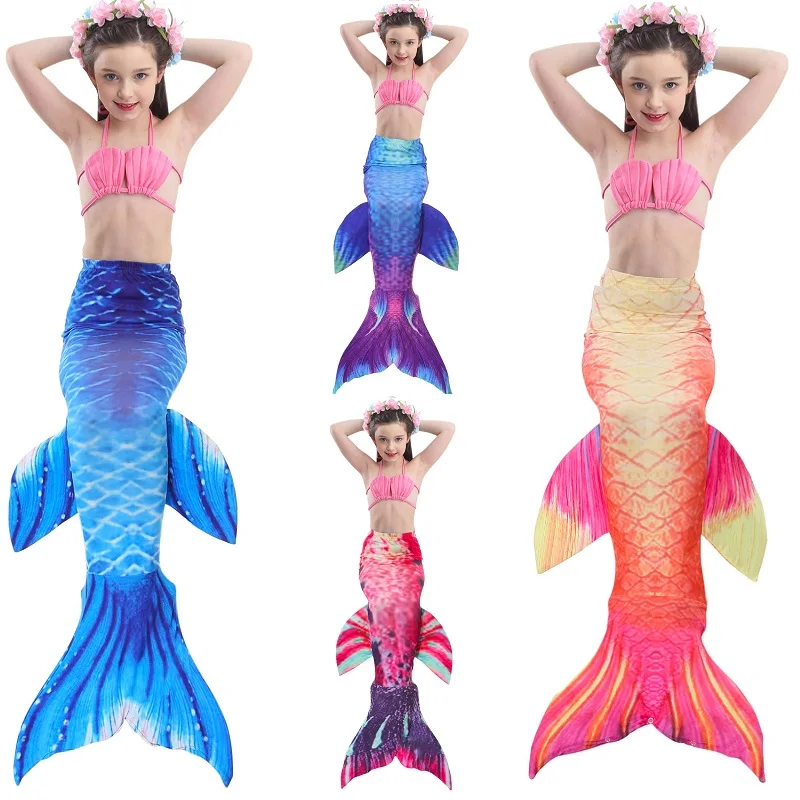 

Children's Swimwear Suits Children's Bikini New Girls and Explosive Mermaid Swimsuit Children's Performance Clothing Party Dress