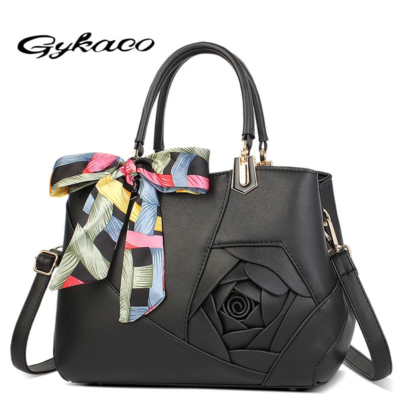 

Gykaeo 2019 Female Fashion Tote Bags Handbags Women Famous Brands Flower All Match Shoulder Messenger Bag Ladies Crossbody Bags
