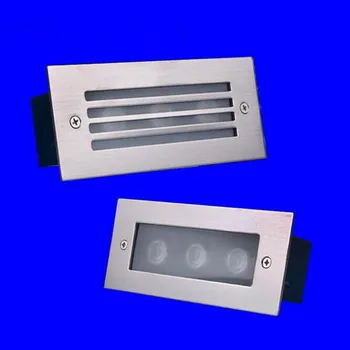 

3*3W LED underground light lamps outdoor buried recessed floor lamp Waterproof IP67 Landscape stair lighting 85-265V AC/DC12V