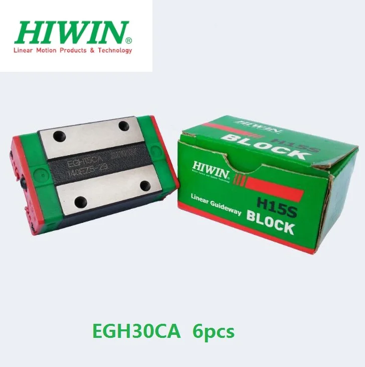 

6 шт./лот 100% Оригинал HIWIN EGH30CA слайдер блок для EGR30 линейная направляющая для ЧПУ маршрутизатор EGH30 CA