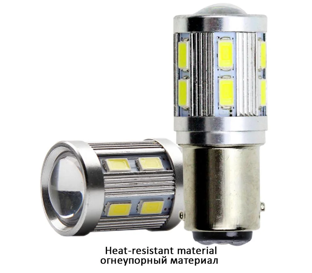 50pcs wholesale car led light 1157 5630+cree Brake light auto tail stop lamp bulbs 2