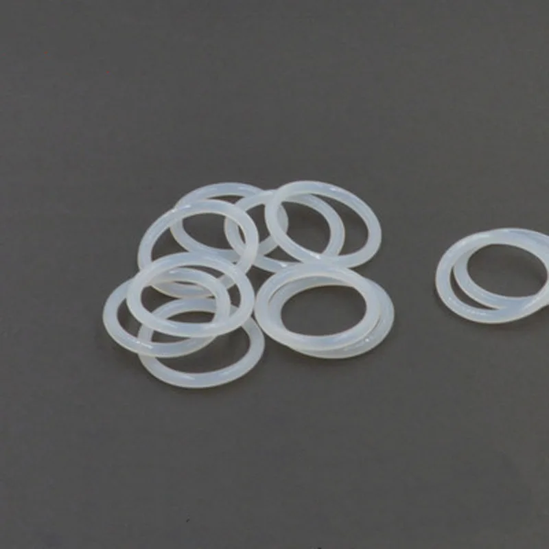 Silicone O-ring Seals 1mm Wire Diameter VMQ Rubber Temperature Resistant 350Pcs 