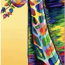 5d на заказ diy Алмазная картина eigen foto Жираф текст прошёл Сельский регион внимание бриллиантовый рисунок Рождество карты регион