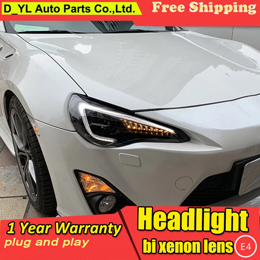 Автомобильный Стайлинг DY_L для Toyota FT GT 86 FT86 GT86 Subaru BRZ 2012-2018 фары светодиодные ДХО