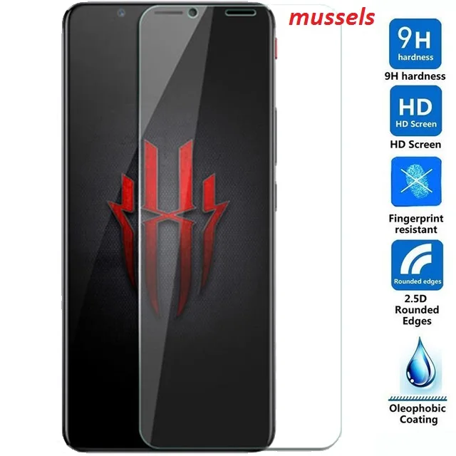 Закаленное стекло 2.5D для ZTE Nubia Red Magic защитная пленка Взрывозащищенная Защита