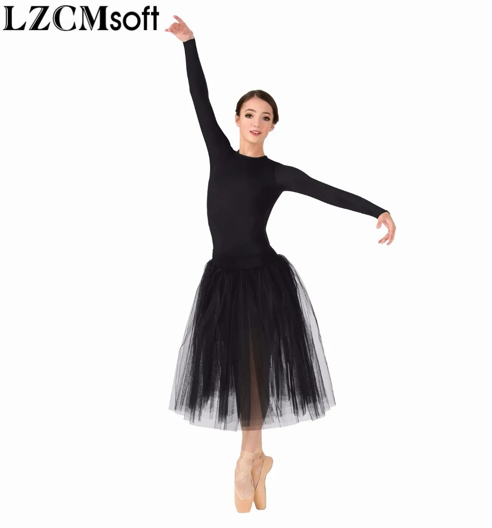 LZCMsoft Womens Snap Crotch Long Sleeve Leotard Girls Spandex Nylon Gymnastics Leotards Bodysuit Dance Costumes for Adults ballet leotard dance leotard girls dance costumes