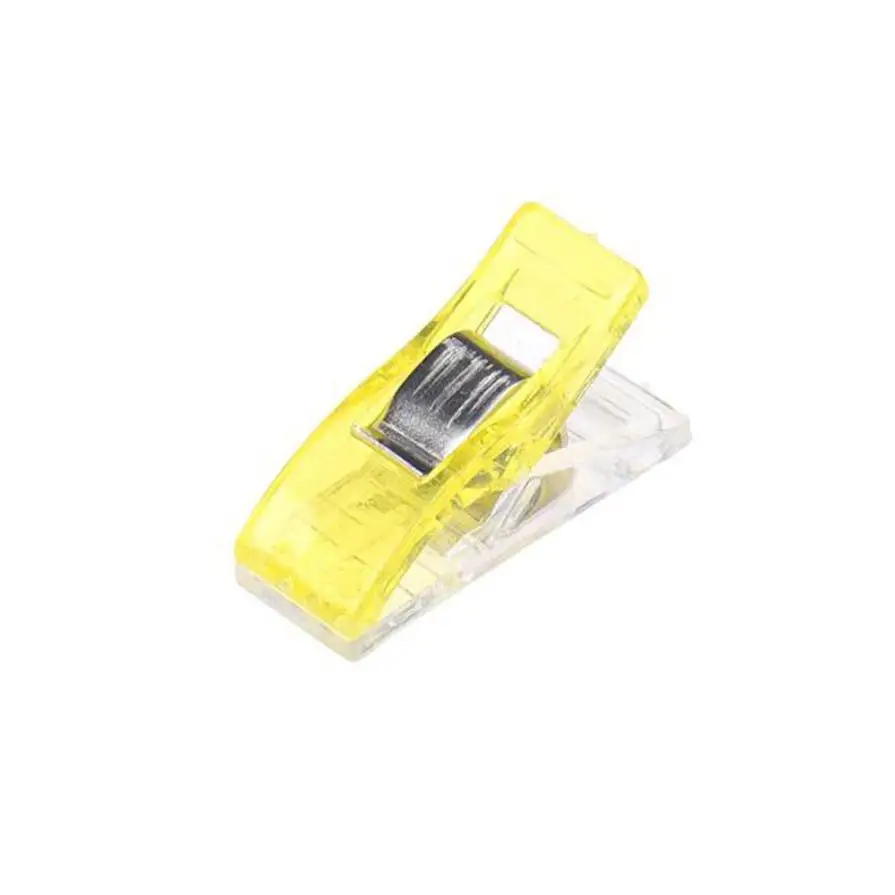 

2018 New 20 PCS Clear Sewing Craft Quilt Binding Plastic Clips Clamps Pack july31