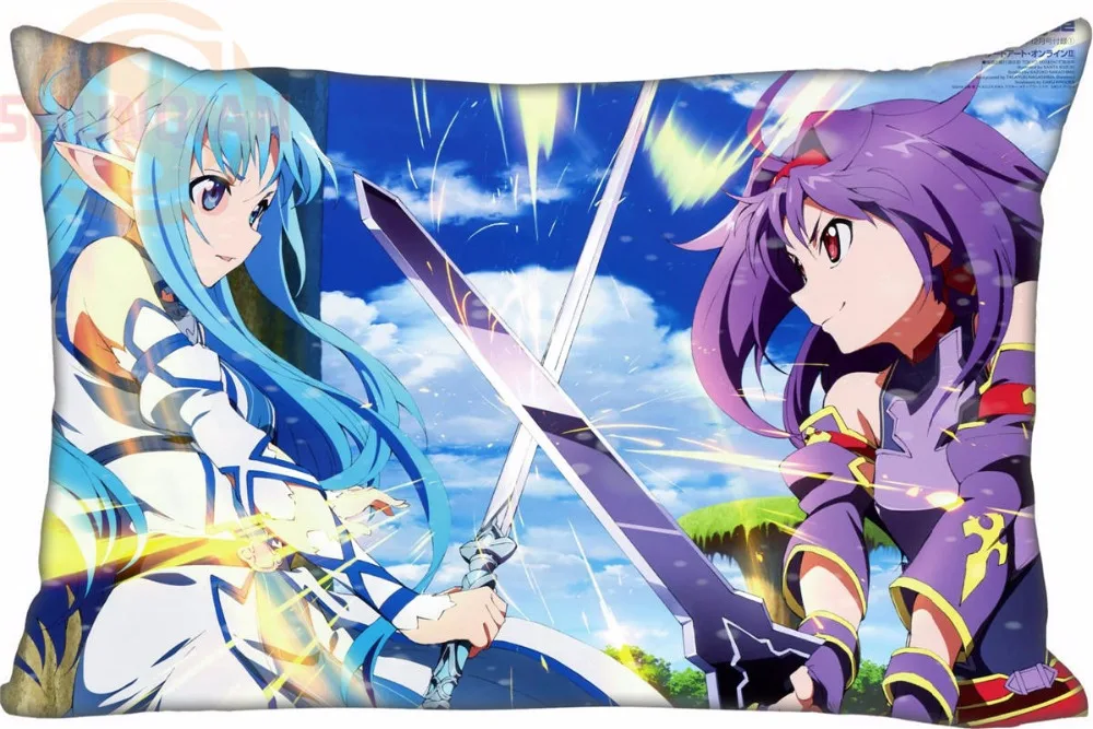 P#J11 Custom sword art online Rectangle Pillowcase zipper Classic Pillow Case size 30X60cm&40X60cm W#1121Y-A11 P#J11 Custom sword art online Rectangle Pillowcase zipper Classic Pillow Case size 30X60cm&40X60cm W#1121Y-A11