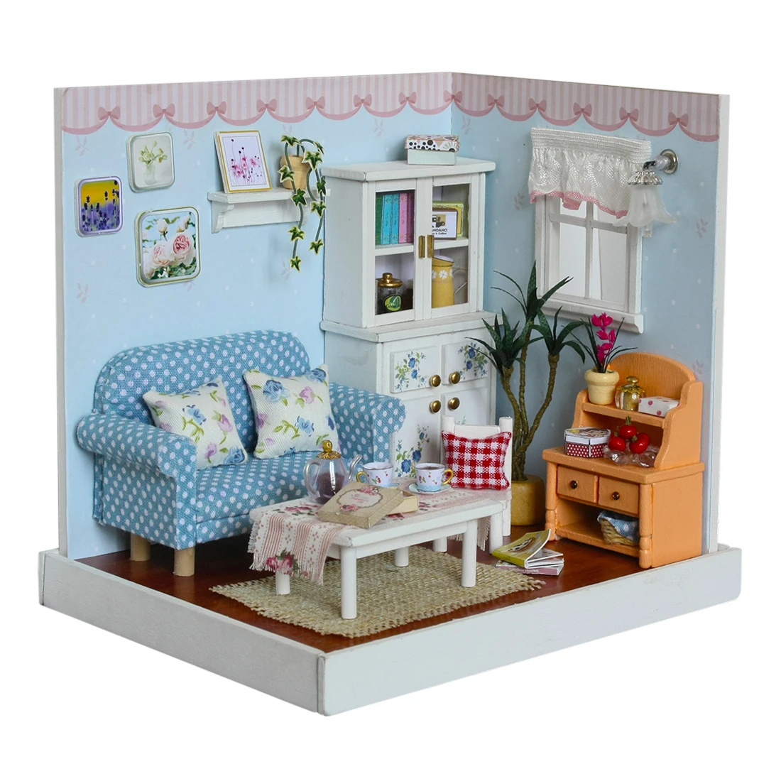 

Interesting Dollhouse Love U Forever Bear 3D Assembly DIY Household Creative House Kit Learning Toy For Kid Christmas Gifts