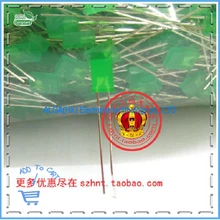 Прямоугольная зеленая гирлянда светоизлучающий диод 2*5*7 мм зеленый светодиодный длина стопы