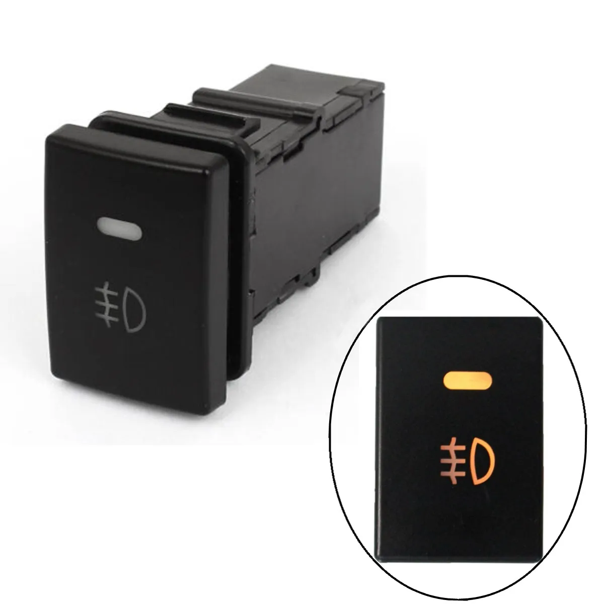 

12V Car Self Locking Fog Light Switch Rocker Button For Toyota Corola 2013