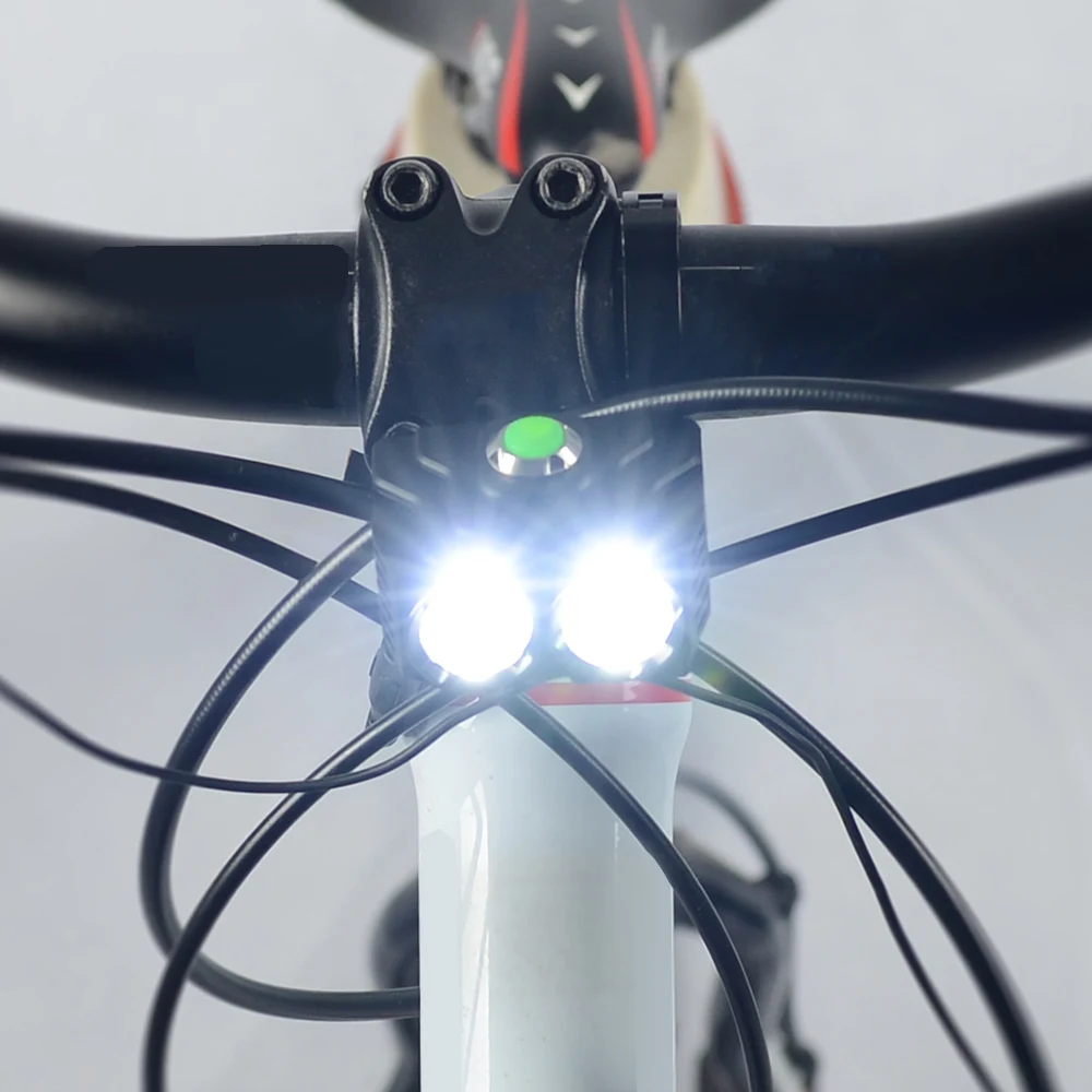 Best BP02-D019 Cycling Safety Bicycle Light Set Batteries 3400mah Rechargeable Battery Pack and Charger for Camping Cycling Hiking 3