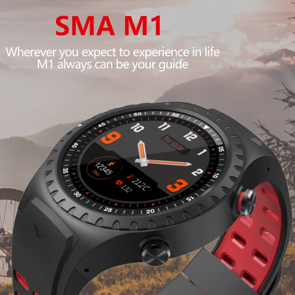 Mixace SMA-M1 GPS спортивные часы Bluetooth Вызов многоспортивный режим сердечного ритма компас высота спортивные Смарт часы для IOS Android