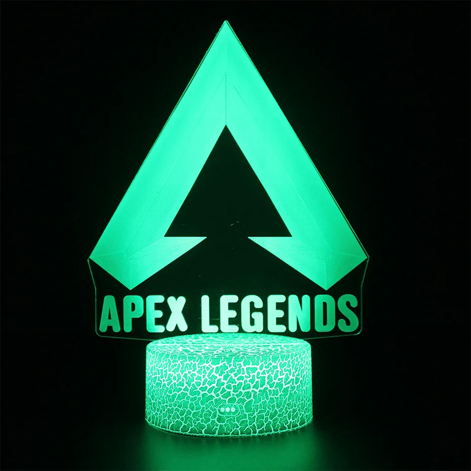 APEX легенды 3D лампа USB ночник RGB Touch лампочка с мягким светом битва Royale игры дети сна огни настольная светодиодный ночник