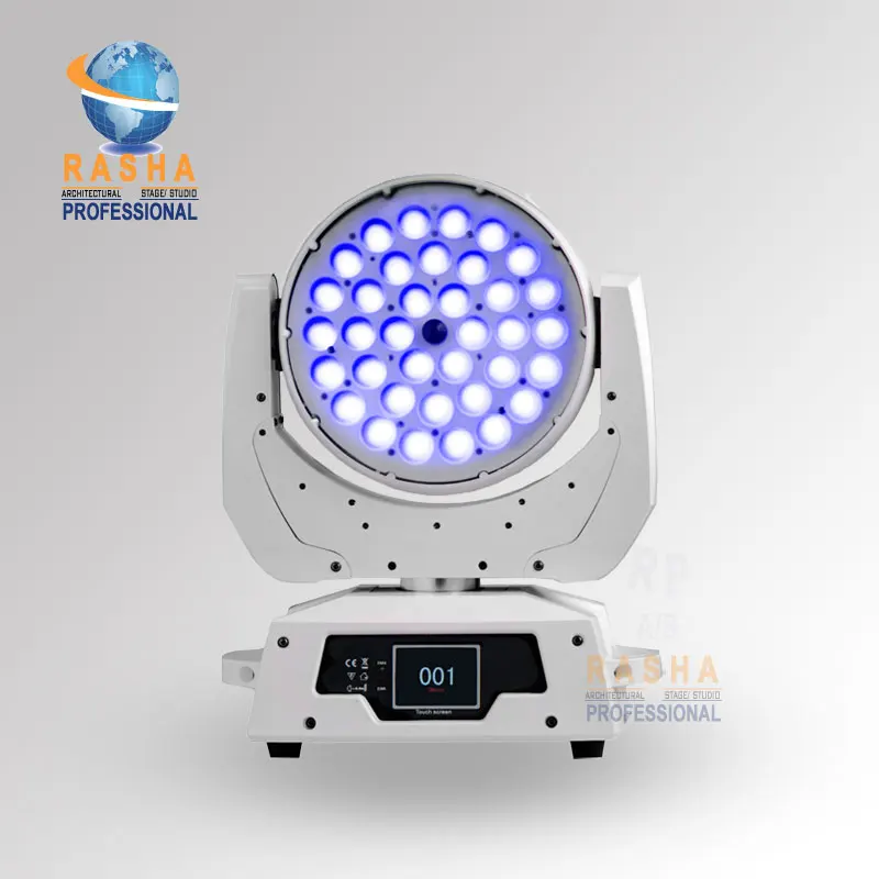 

28X LOT 36pcs*15W RGBAW 5IN1 Zoom LED Moving Head Wash,LED Moving Head Light, Stage Moving Head Light With 2in1 Flight Case