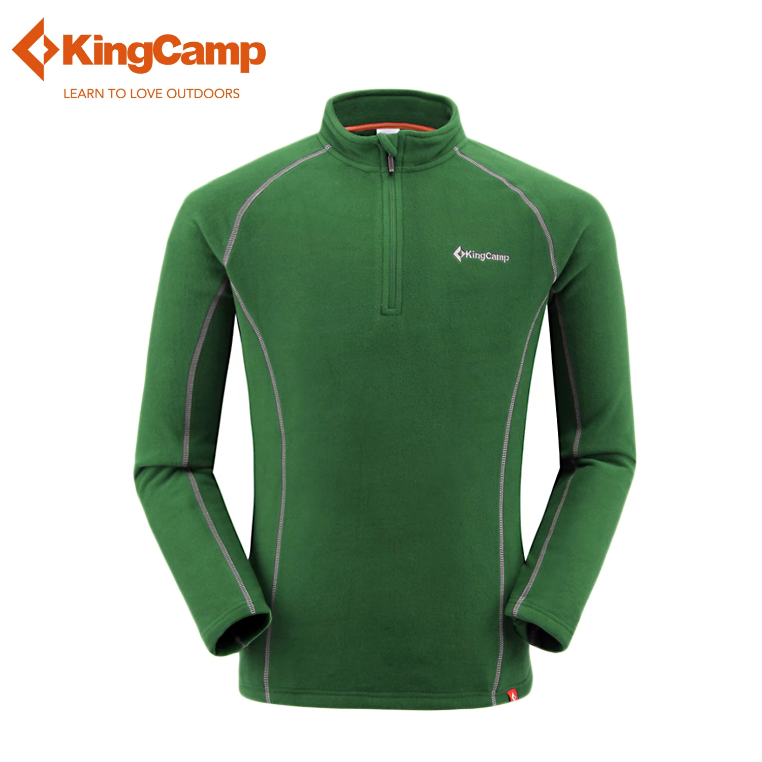 KingCamp Мужская зимняя флисовая куртка для улицы, мягкий свитер, мужское утепленное Спортивное флисовое пальто для кемпинга, пешего туризма - Цвет: Green