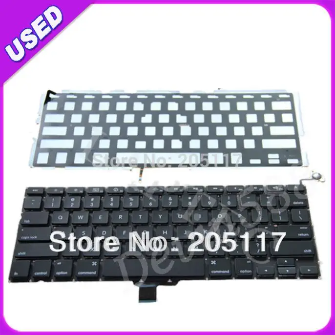 

100% working A1278 US Keyboard with backlight for MacBook Pro 13" Unibody ,Been tested & Wholesale price!!!