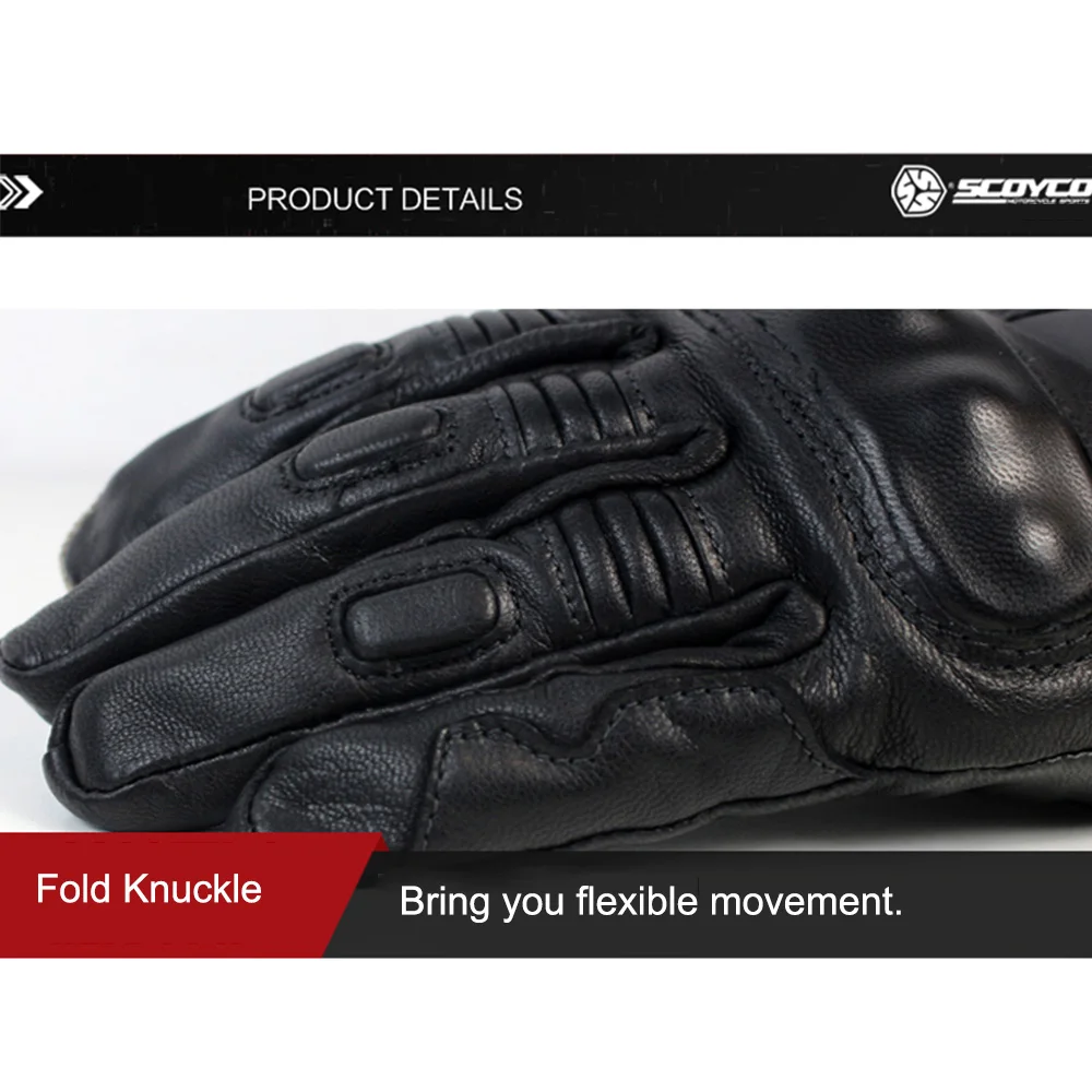 SCOYCO Ретро перчатки для мотоцикла из натуральной кожи ветрозащитные термочувствительные MBX износостойкие дышащие Мотоциклетные Перчатки