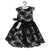 BBWOWLIN Black Lace Baby Girls Ball Gown Christmas Dress for 0 6 Years Infantis Flower Girl