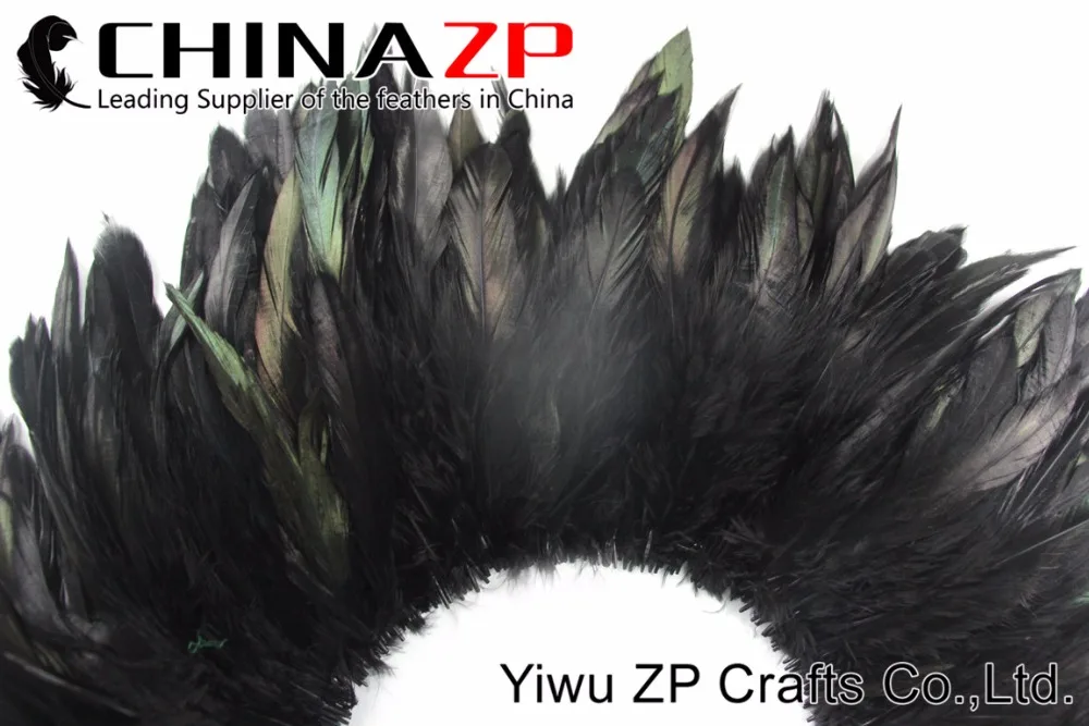 4 Dyed Black Half Bronze Coque Tail Strung Feathers (1)