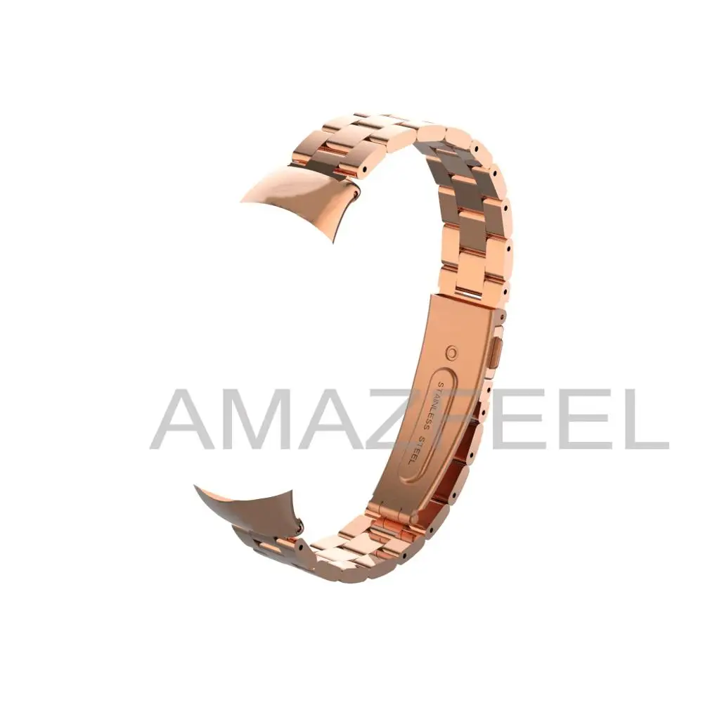 Миланский металлический ремешок для huawei Honor Band 4, ремешок для часов, браслет из нержавеющей стали для huawei band 4, аксессуары для браслетов - Цвет: Type 2 rose gold
