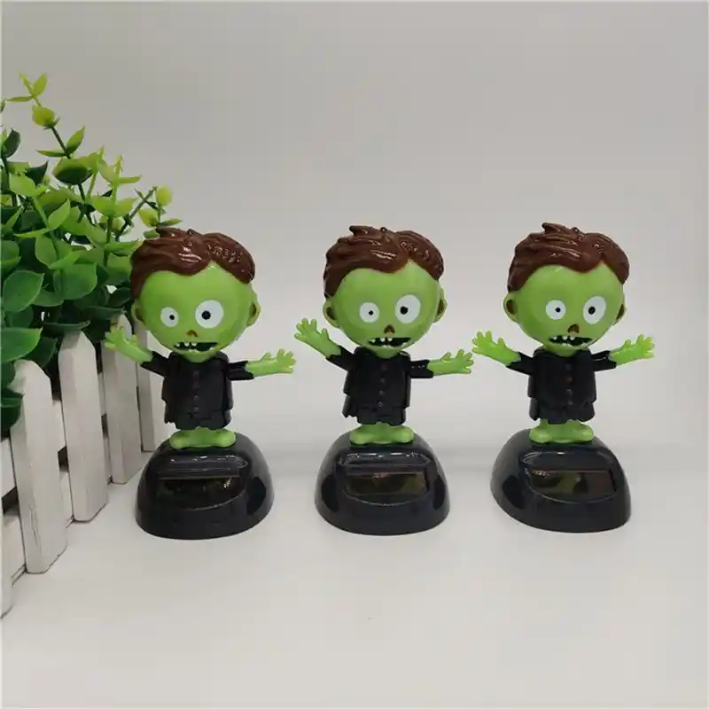 Funny Solar Powered Car Swing Ghost Ornament Halloween Toy Home Decor Clever Funny Solar Powered Car Swing Ghost Ornament Halloween Toy Home Decor Clever