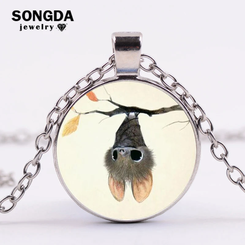 Милое ожерелье SONGDA с мультяшными летучими мышами для Хэллоуина Лолита модные
