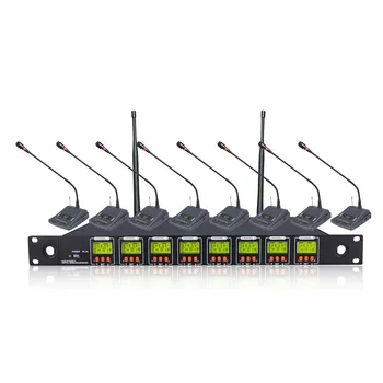

U8-978 UHF Eight Channels Wiress Conference Gooseneck Microphone with Factory Wholesale Price