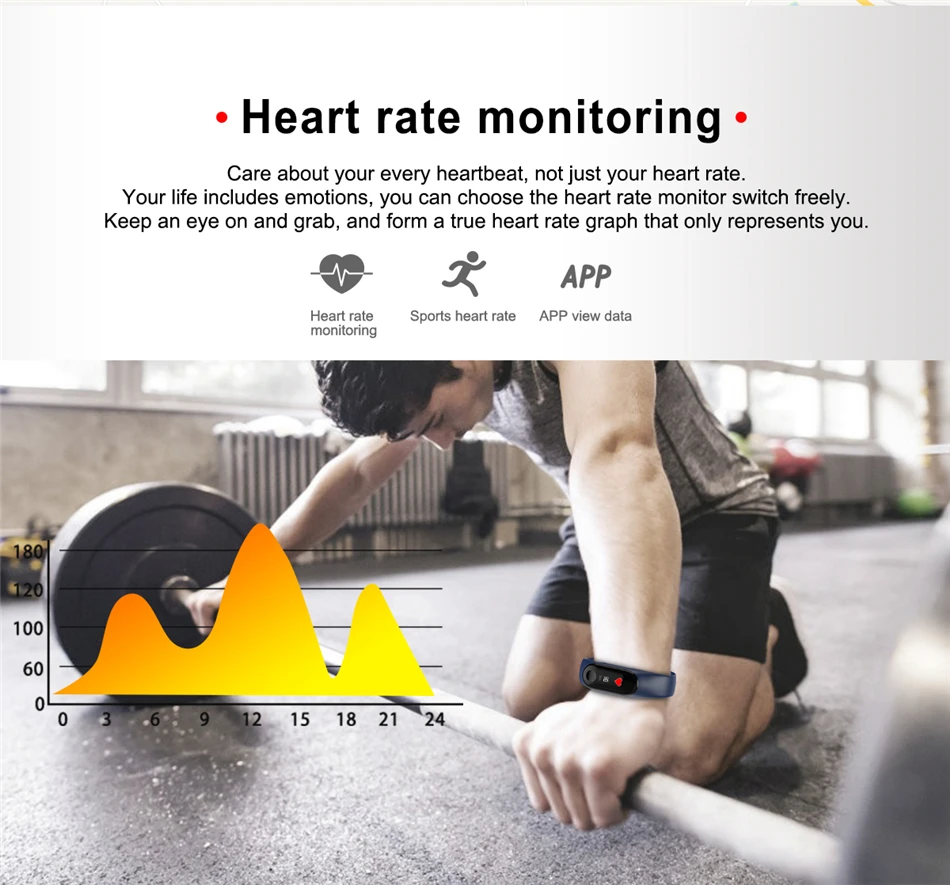 Watch sports intelligent man, woman, camera remote Heart Rate, blood pressure