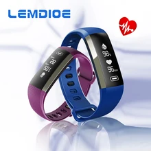 Lemdioe R5Max спортивные сердечного ритма Приборы для измерения артериального давления Мониторы Фитнес трекер Смарт Браслет для Android IOS Телефон
