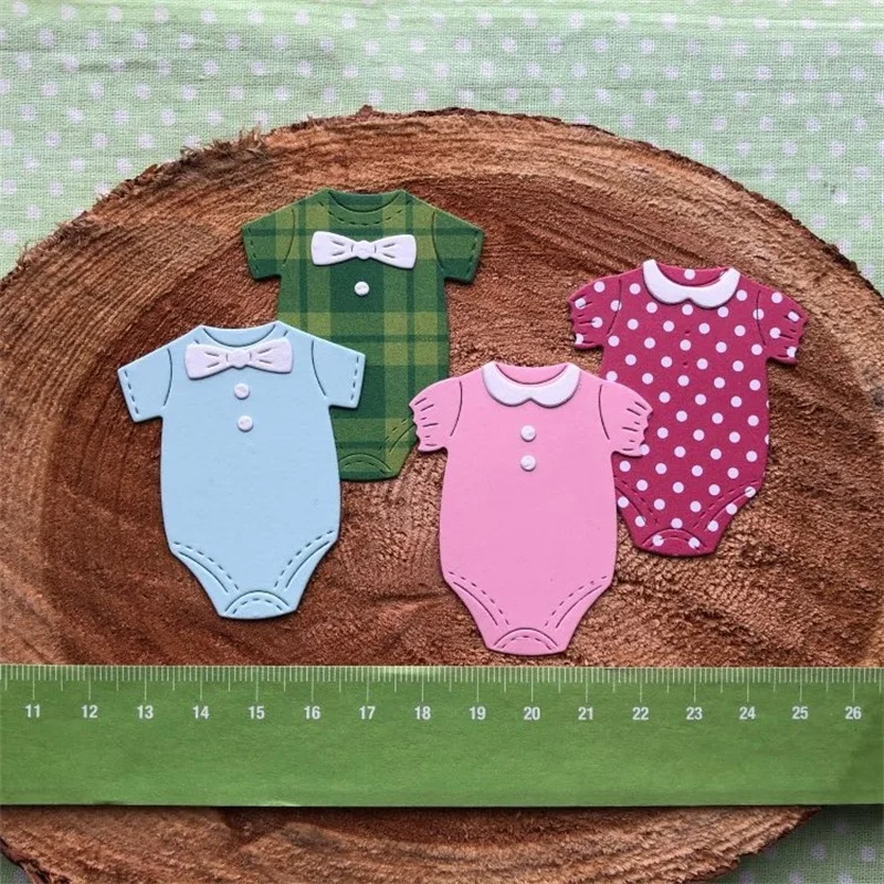 

Swovo baby clothes Metal Cutting Dies Stencils For DIY Scrapbooking Paper Card Decorative Craft Embossing Die Cuts New 2019