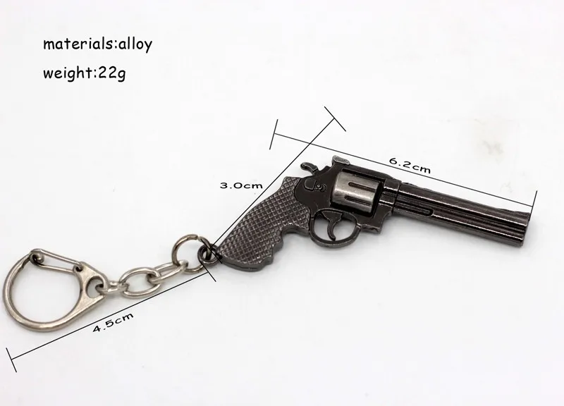 Модный миниатюрный револьвер пистолет оружие модная модель брелок для ключей мини мужской брелок пистолет для мужчин ювелирные изделия подарок сюрприз