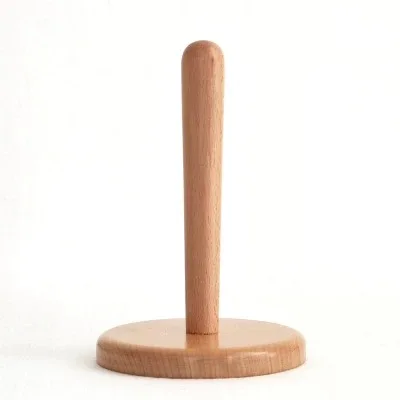Кухонная Столешница держатель для салфеток держатель рулона туалетной бумаги вертикальный креативный деревянный держатель для полотенец тканевый держатель-Органайзер - Цвет: A