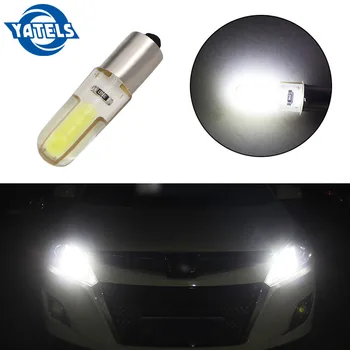 

1PCS T11 T4W 363 BA9S COB Led silicone auto Signal lamp Car License Plate Light Turn Signal Bulb Parking Lights Door Lamp