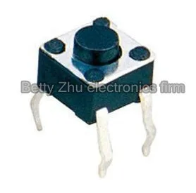 

1000PCS/LOT 6*6*4.3 micro switch (green dome) touch switch button switch 6mm*6mm*4.3mm