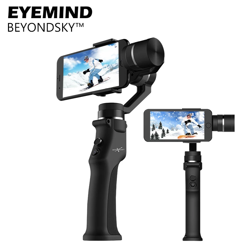 

BEYONDSKY EYEMIND 3-Axis Gimbal Handheld Stabilizer for Smartphone iPhone Andriod Action Camera Yi Gopro Sjcam EKEN