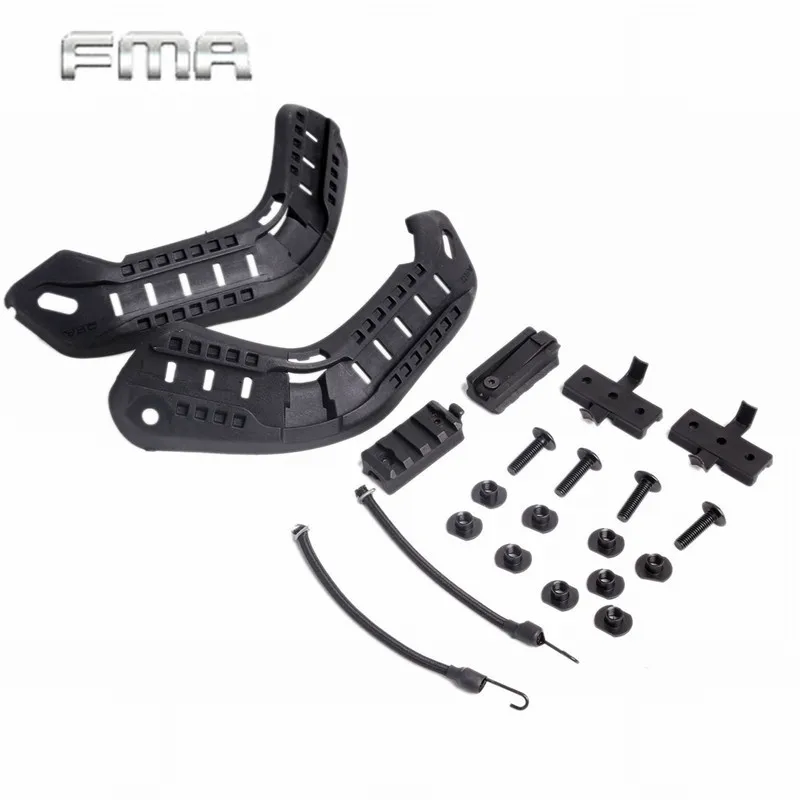 

FMA ACH-ARC Helmet Accessory Rail Mount Kit MICH 2000 Helmet Guide Suit Airsoft Paintball Helmet Side Rail Set