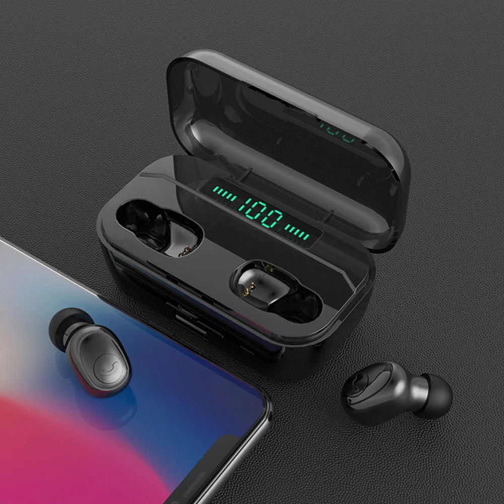 G6s Bluetooth 5 0 наушники TWS Беспроводные свободные руки бас Водонепроницаемая
