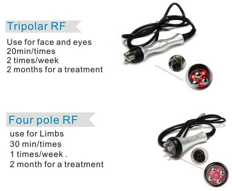 Multifunction Cavitation 40K Ultrasonic Liposuction Radiofrequency Vacuum Bipolar RF Machine Slimming Beauty Equipment  (21)