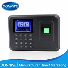 Горячая Распродажа donnwe F01 отпечатков пальцев система учёта времени часы время записи