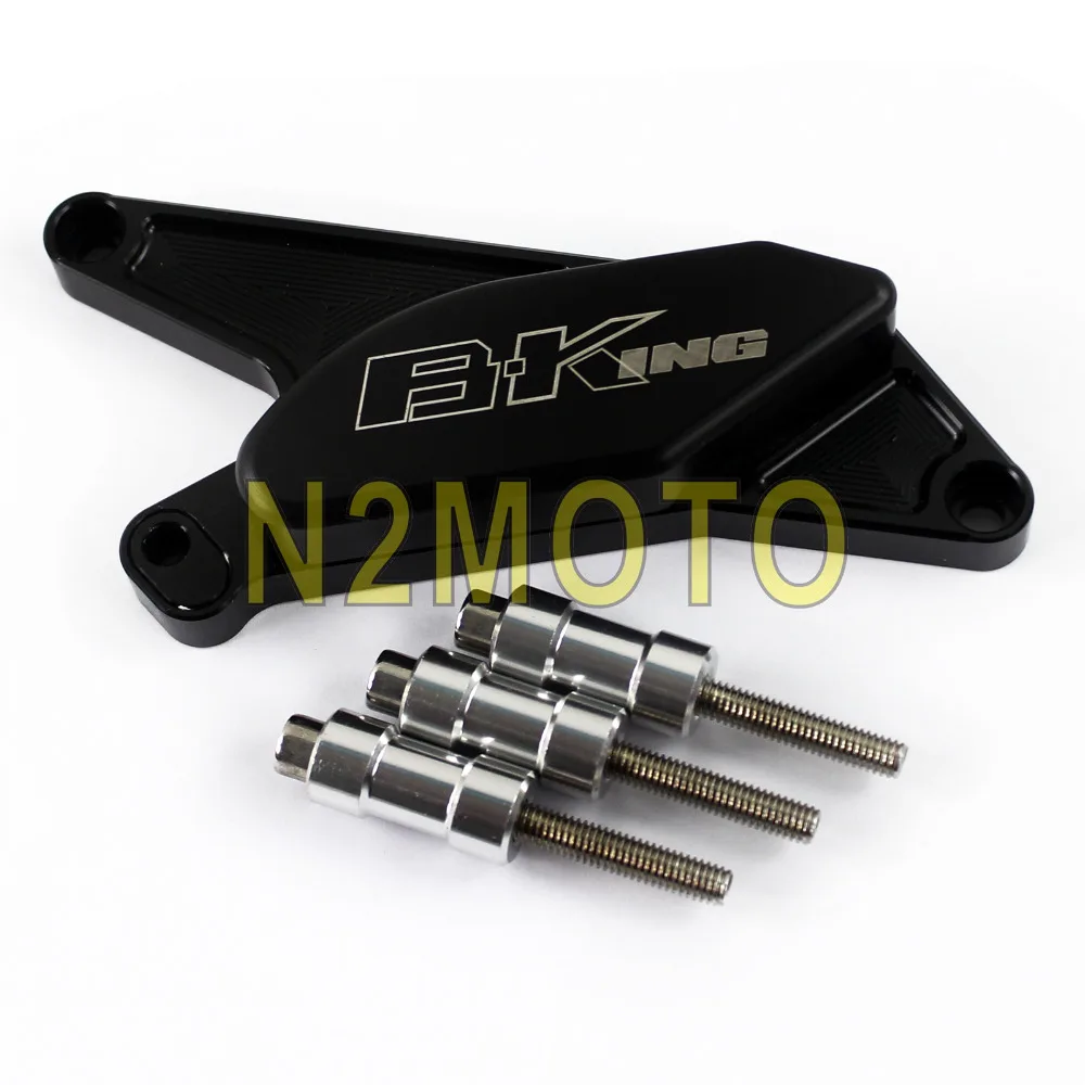 

For Suzuki B-KING 2008-2013 Black CNC Motorcycle Engine Slider Case Stator Cover Crash Pad Protector Guard