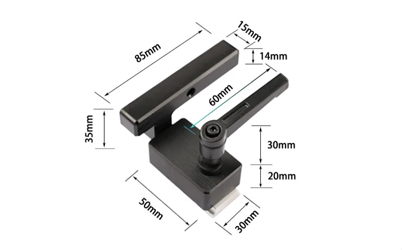Aluminium Miter Track Stop for T-Slot T-Tracks Woodworking DIY Wood Working Tools