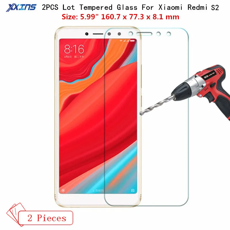 

2Pcs lot Tempered GLASS For Xiaomi Redmi s2 9H Screen Protector Cover For Mobile phone on rich s2 2018 discount price