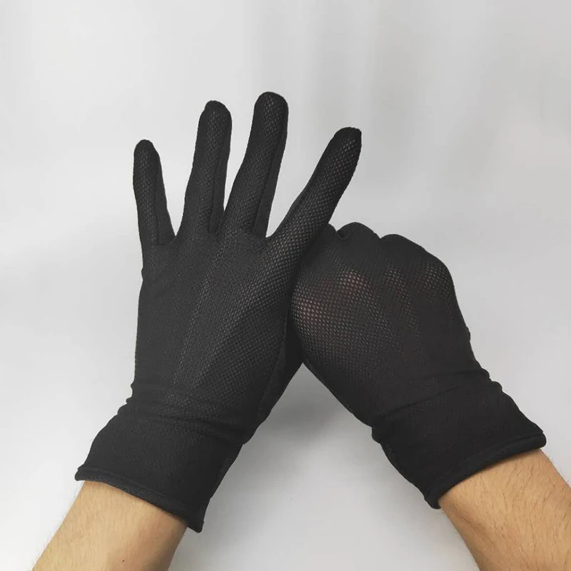 

Summer Sunscreen Wrist Driving Gloves Women Simple Breathable Gray Black Glove Stretch Touch Screen Anti Uv Slip Resistant Glove