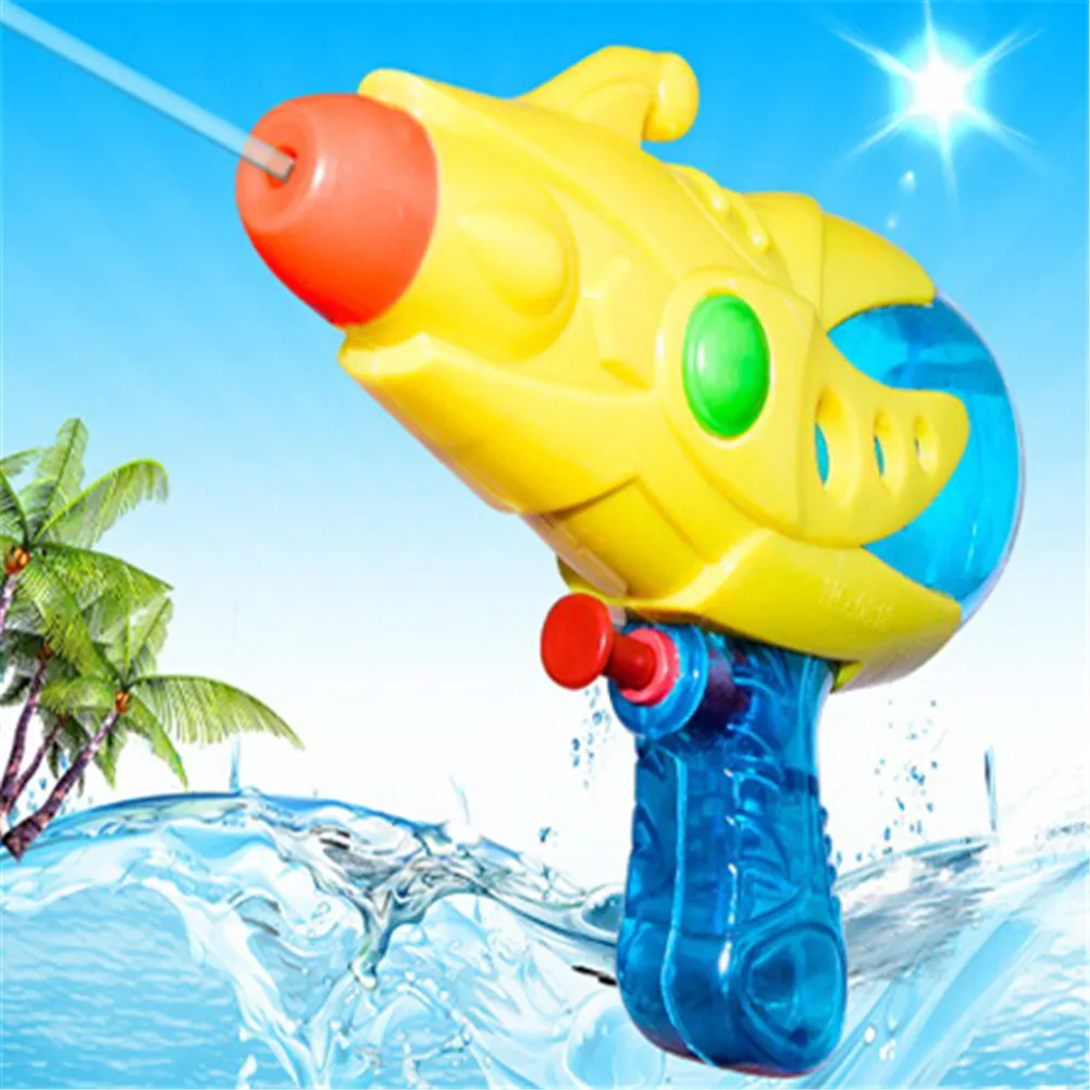 1 шт. пластиковое двойное отверстие сопла Потяните водяной пистолет Soaker Blaster Shooter пистолет большого радиуса действия игрушки для воды на открытом воздухе