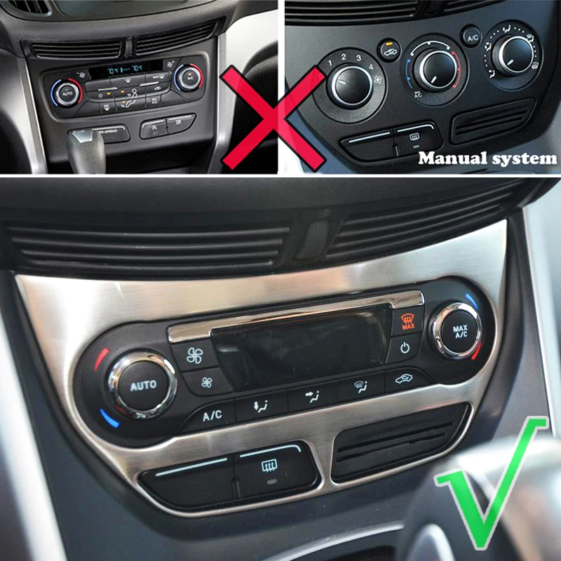 Для Ford Escape Kuga 2013 2014 2015 2016 хромированный внутренний высветильник ель света Панель