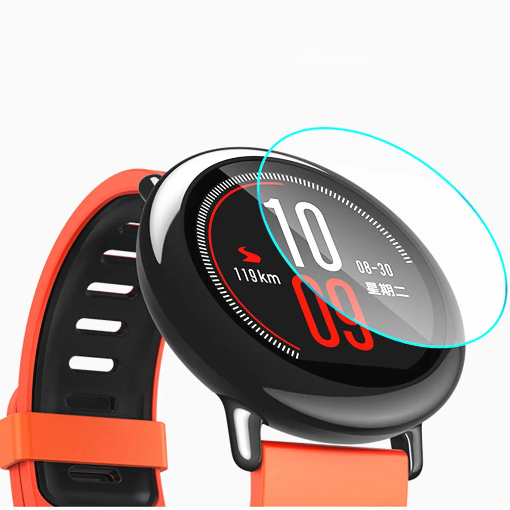 3-Pack Премиум Закаленное стекло для Xiaomi Huami Amazfit Спорт Смарт Watc экран протектор 9H закаленное защитное стекло